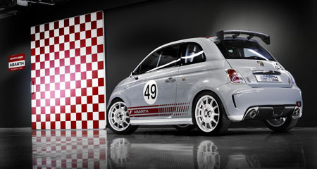 Il retro della nuova Fiat 500 Abarth versione esseesse 