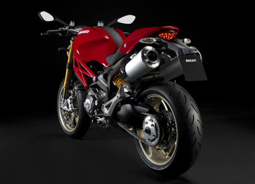 La vista posteriore della nuova Ducati Monster 1100 