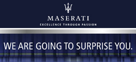 Maserati annuncia: " Vi stupiremo "