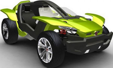il concept del Fiat Bugster presentato durante il salone dell'auto di San Paolo