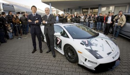 foto frontale Lamborghini Blancpain Super Trofeo