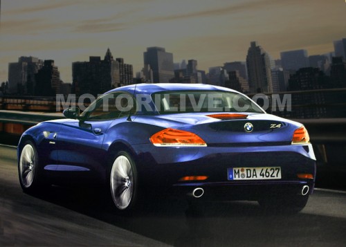 BMW Z4 questa volta la vediamo da dietro