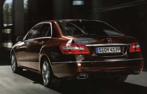 Mercedes Benz Classe E 2010, l’intera brochure diffusa via internet