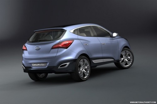 Hyundai HED-6 ix-Onic, la prima immagine ufficiale prima di Ginevra 2009