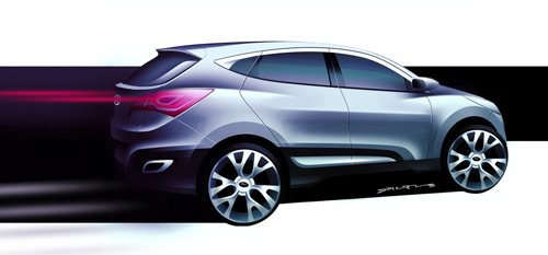 Hyundai HED-6 SUV Concept: teaser dell’anteprima per Ginevra 2009