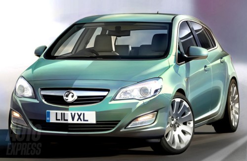 Opel Astra 2010:  la prima immagine della quarta generazione