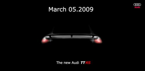 Audi TT RS: debutto annunciato per Ginevra 2009
