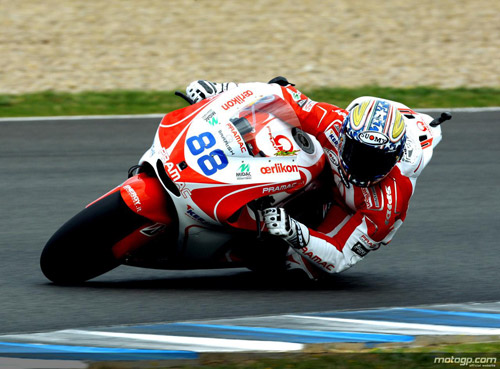 Nicolò Canepa in azione a Losail, Gran Premio del Qatar