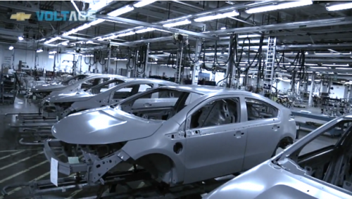 Chevrolet Volt produzione in video