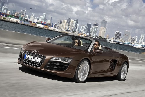 Foto ufficiali Audi R8 Spider