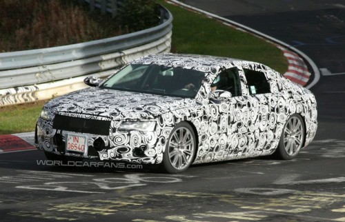 Nuove foto spia e dettagli Audi A8 2011