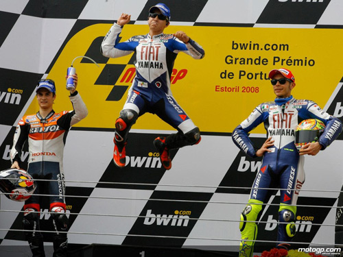 Il trionfo di Lorenzo davanti a Pedrosa e Rossi