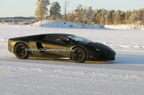 Lamborghini Jota prime foto spia dalla Scandinavia