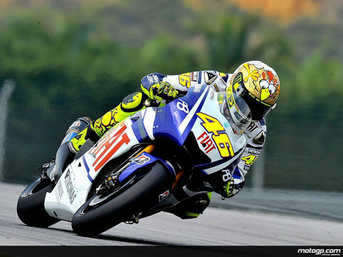 MotoGp 2010: ancora miglior tempo di Rossi ai test di Sepang
