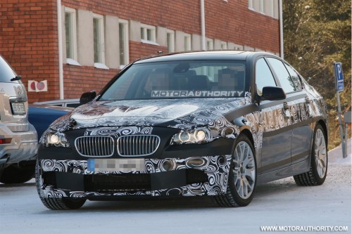 BMW M5 2011 nuove foto spia
