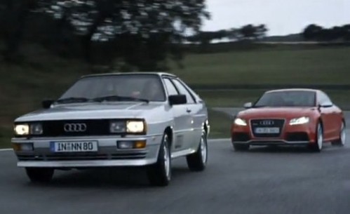 Audi RS5 video ufficiali con Audi Quattro