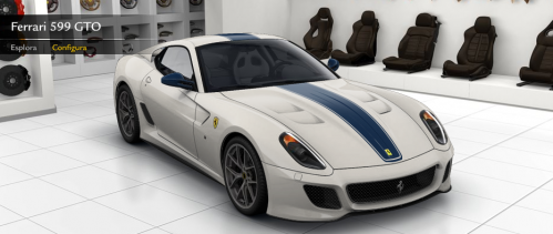 Configuratore online Ferrari 599 GTO