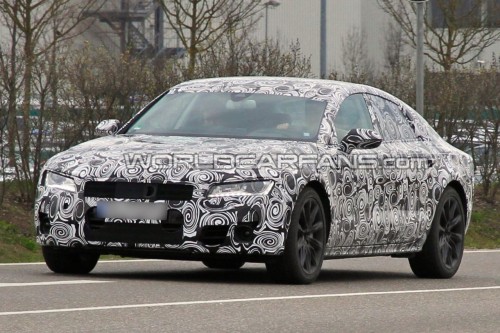 Audi A7 2011 nuove foto spia