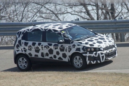 Chevrolet Aveo 2012 foto spia