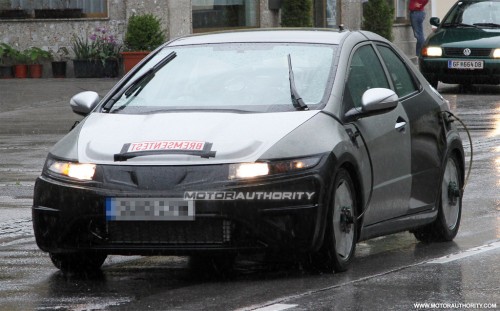 Nuova Honda Civic 2012 foto spia