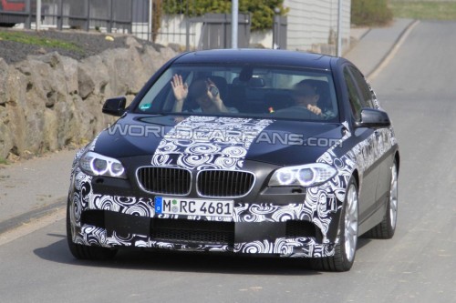 Nuova BMW M5 2012 foto spia