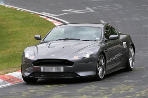 Aston Martin DBS facelift foto spia