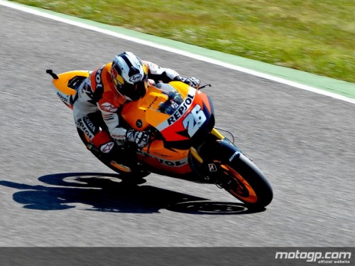 Dani Pedrosa mugello 2010