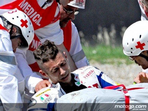 Infortunio Rossi: Valentino operato già nel pomeriggio
