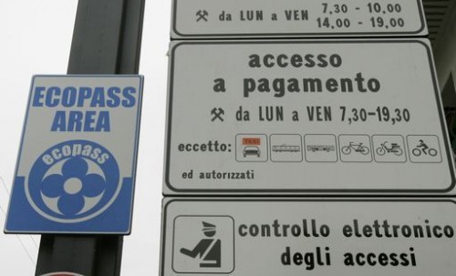 Ecopass a Milano diesel Euro 4 senza Fap