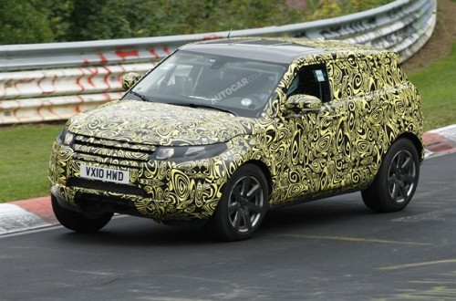 Range Rover Evoque con motore Ford EcoBoost