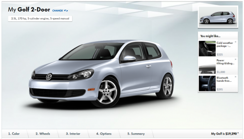 Nuovo configuratore online per Volkswagen negli Usa