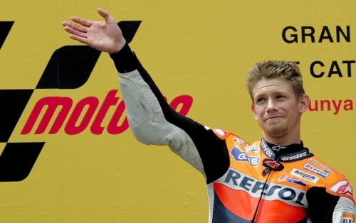 Honda’s Australian rider Casey Stoner ce