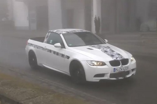 BMW M3 pick-up al Nurburgring