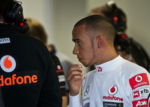 Britain’s Lewis Hamilton of the McLaren