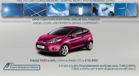 Promozione Ford Fiesta diesel o GPL a 10.950 euro