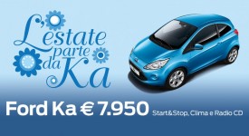 Ford Ka in promozione a 7.950 euro per il mese di luglio