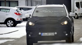 Hyundai ix35 facelift foto spia sulla neve