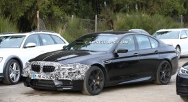BMW M5 2014 foto spia dal Ring