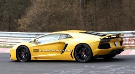 Lamborghini Aventador SV foto spia dal Ring