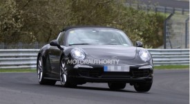 Porsche 911 Targa 2013 foto spia dal Ring