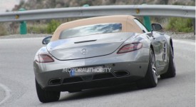 Foto spia Mercedes SLS AMG Roadster