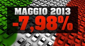 Immatricolazioni auto maggio 2013 in Italia in calo del 7,98%
