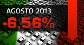 Immatricolazioni auto agosto 2013 in calo del 6,56%