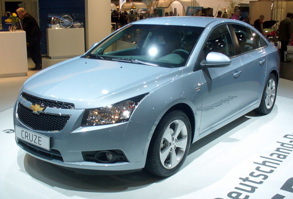 L'attuale Chevrolet Cruze.