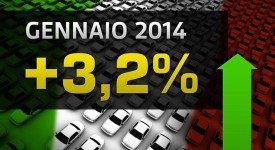 Vendite auto gennaio 2014 in aumento del 3,2%