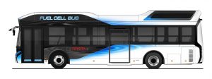 Toyota consegna il primo autobus a idrogeno a Tokyo