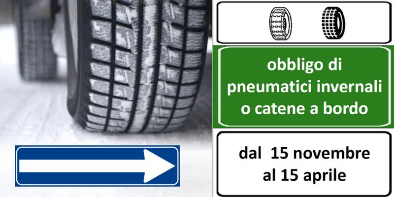 Obbligo pneumatici invernali